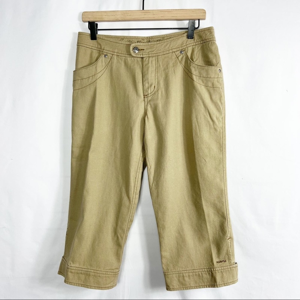 KAVU Brown Hemp Capri Pants in Size 6